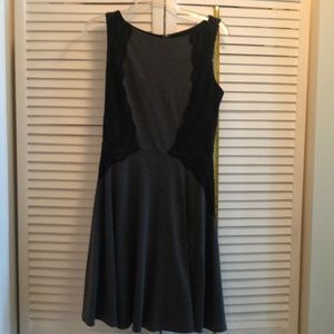 Black and grey dress